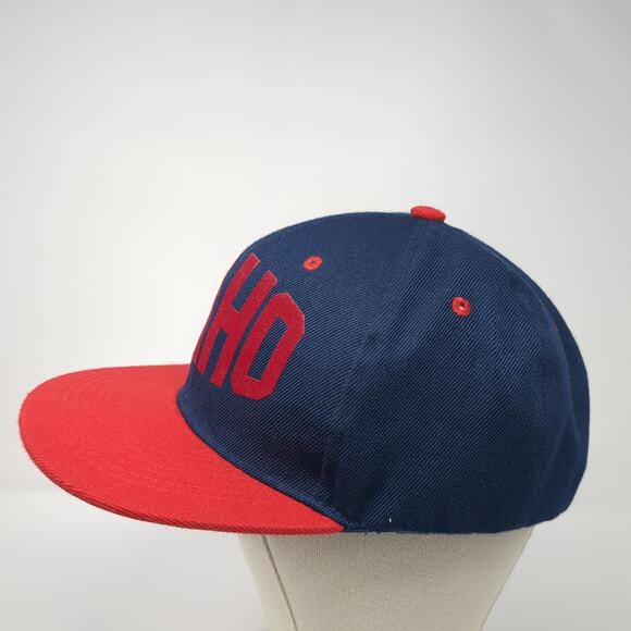 Idaho Snapback Hat Multicolor One Size Adjustable Vented Holes 6 Panel Pro Be - Picture 3 of 11